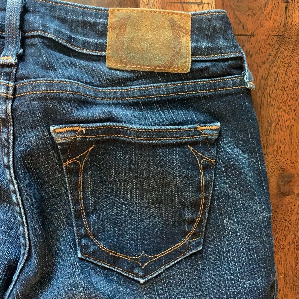 True Religion size 24 jeans, bootcut.